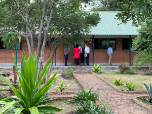 The TaRL Africa Board enters a classroom in Kazungula, Zambia